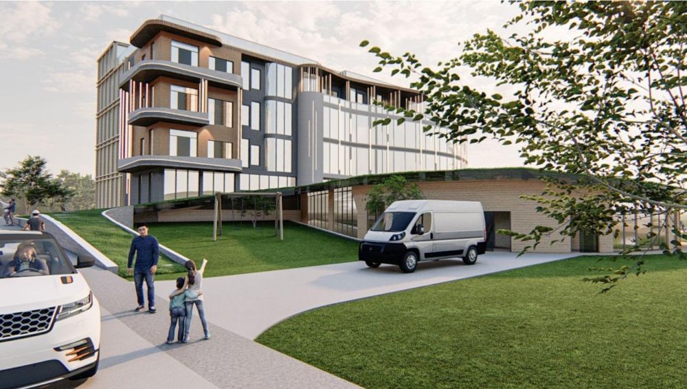 Під Львовом збудують новітній мотель із озелененою терасою. Ось перші фото проекту